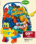 Robot Brain Blocks-83 Piece Per Pack 