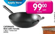 Catermate Wok With Handle-36cm