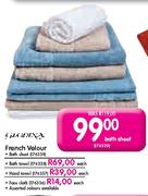 French Velour Bath Towel