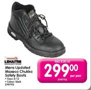 Mens Updated Maxeco Chukka Safety Boots-Per Pair