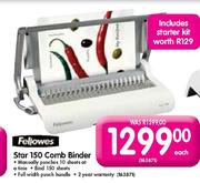 Fellows Star Comb Binder