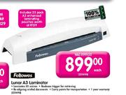 Fellows Lunar A3 Laminator