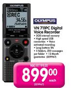 Olympus VN711PC Digital Voice Recorder