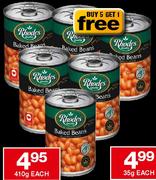 Rhodes Baked Beans in Tomato Sauce-410gm Each