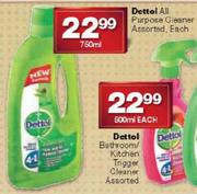 Dettol All Purpose Clearner Assorted-750ml