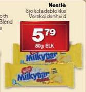 Nestle Sjokoladeblokke Verskeidenheid-80g Elk