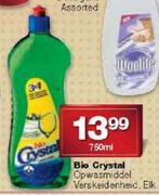 Bio Crystal Opwasmiddel Verskeidenheid-750ml Elk