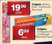 Colgate Smiles Kids' Toothbrush Assorted-Each