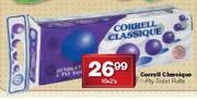 Correll Classique 1-Ply Toilet Rolls-10+2's