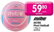 Mitre Pivot Netball-Each