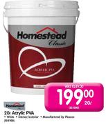 Homestead Classic Acrylic PVA-20L