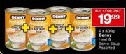 Denny Heat & Serve Soup Assorted-4 x 400g