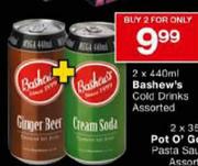 Bashew's Cold Drinks Assorted-2 x 440ml