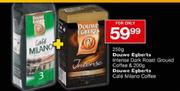 Douwe Egberts Intense Dark Roast Ground Coffee-250g & Douwe Egberts Cafe Milano Coffee-200g