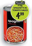 Foodco Spaghetti In Tomato Sauce-410g
