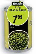 Foodco Peas In Brine-410g