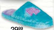 Ladies' Heart Slippers Assorted Colours Sizes 3-8 Per Pair