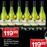 Du Preez Private Cellar Sauvignon Blanc-6 x 750ml