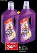 Mr Muscle Tile Cleaner Assorted-2 x 750ml