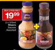Steers Sauces Assorted-2 x 375ml