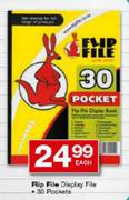 Flip File Display File-30 Pockets