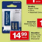 Staedtler Mars Plastic Eraser With Sharpener-Per Pack