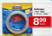 Sellotape Clear Tape-12mmx66mm
