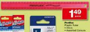 Penflox Plastic Ruler-30cm