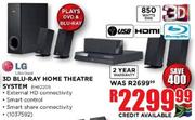 LG 3D Blu-Ray Home Theatre System
