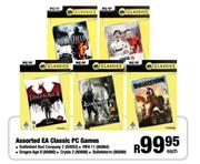 Assorted EA Classic PC Games-Each