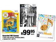 Assorted Wii Games-Each