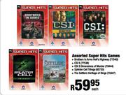 Assorted Super Hits Games-Each