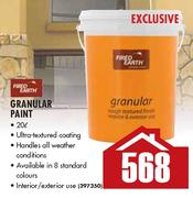 Fired Earth Granular Paint-20Ltr