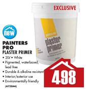 Painters Pro Plaster Primer White-20Ltr