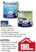 Dulux Bathroom+-2.5Ltr Each