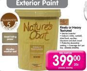 Natura's Coat Finely or Textured Exterior Paint-20 Ltr