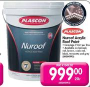 Plascon Nuroof Acrylic Roof Paint-20 Ltr