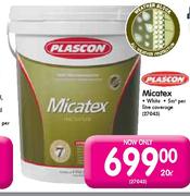 Plascon Micatex Exterior Paint-20 Ltr