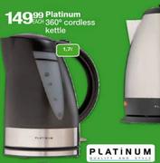 Platinum 360 Degree Cordless Kettle-1.7L Each