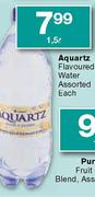 Aquatrz Flavoured Water Assorted-1.5ltr