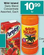 Wild Island Dairy Blend Concentrate Assorted-1ltr