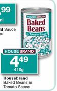 Housebrand Baked Beans In Tomato Sauce-410g