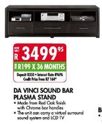 DA Vinci Sound Bar Plasma Stand