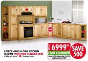 Amelia Oak Kitchen Scheme-4 Piece