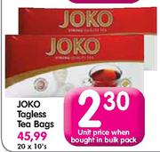 Joko Tagless Tea Bags-20 x 10's 