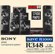Sony HTM5 Component System