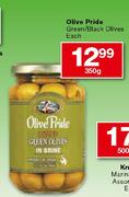 Olive Pride Green/Black Olives-350g Each