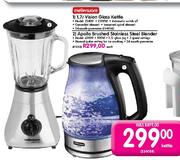 Mellerware Vision Glass Kettle-1.7 Ltr