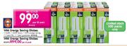 Osram Energy Saving Globes 14W(93352)-Per 10 Pack
