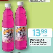 Mr Muscle All Purpose Cleaner Assorted-900ml Each